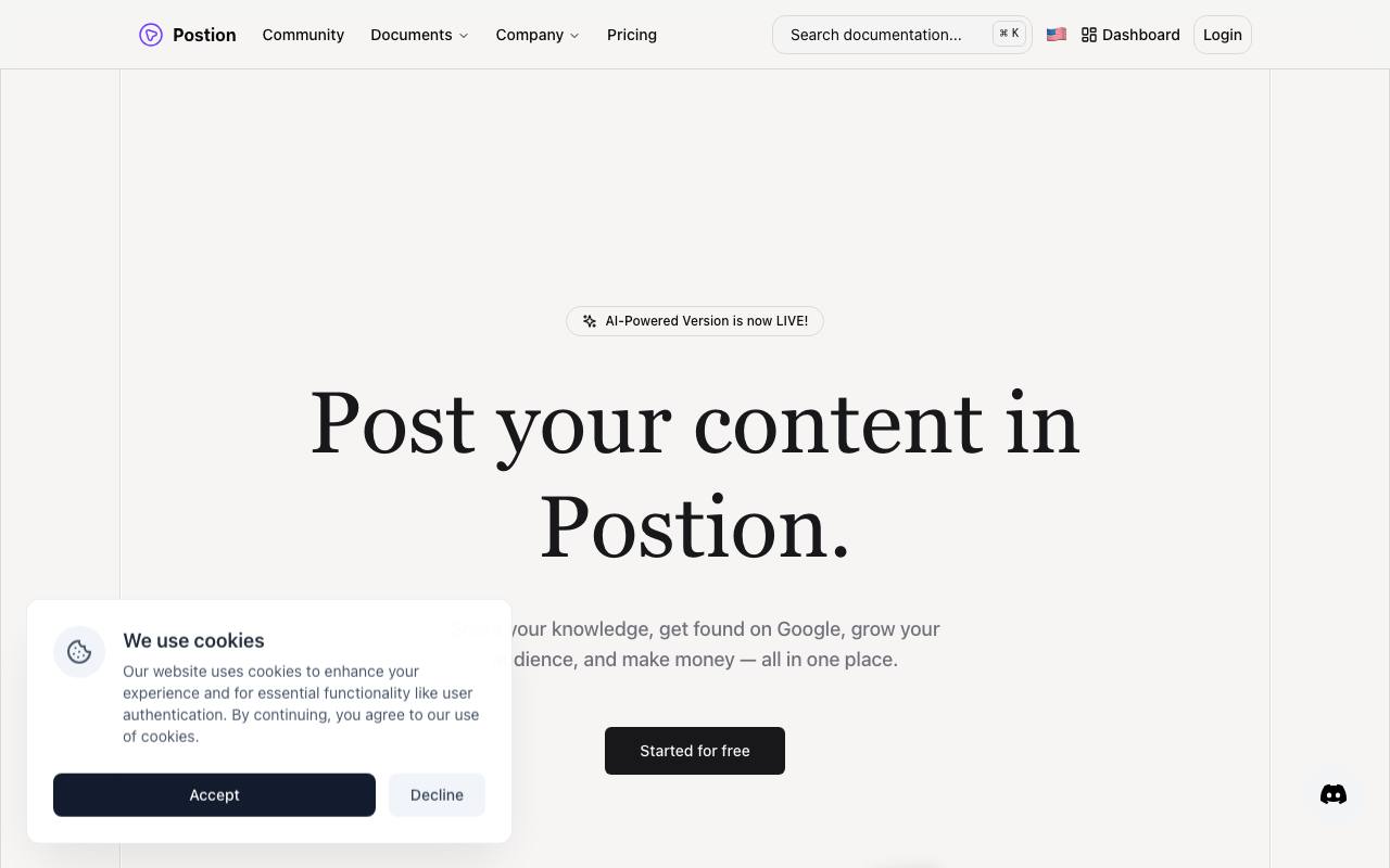 Postion screenshot
