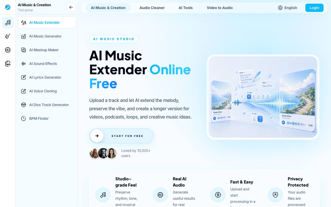 MusicExtend screenshot