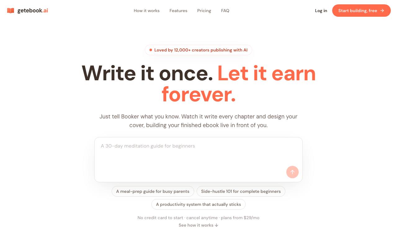 GETebook.ai screenshot