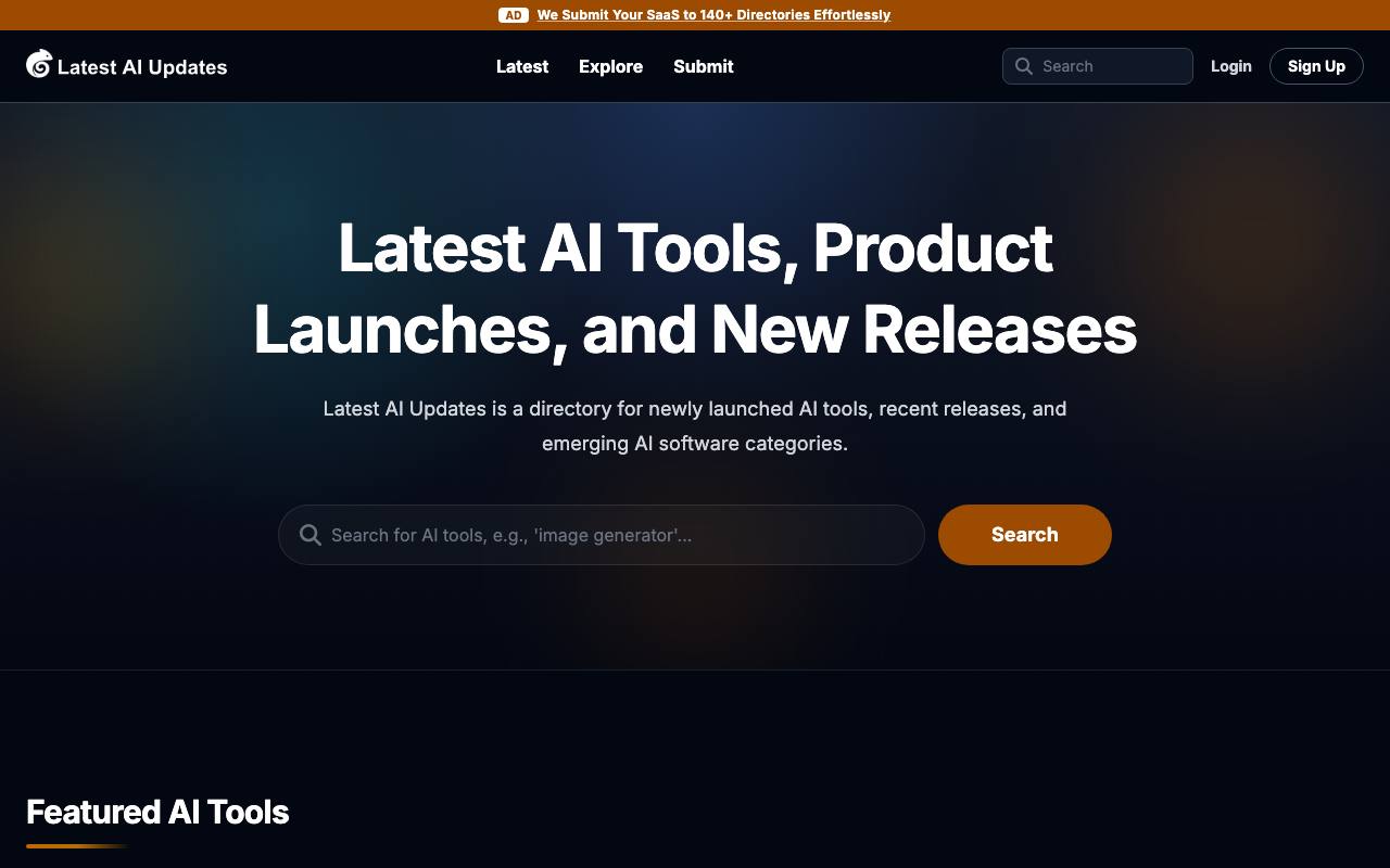 Latest AI Updates screenshot
