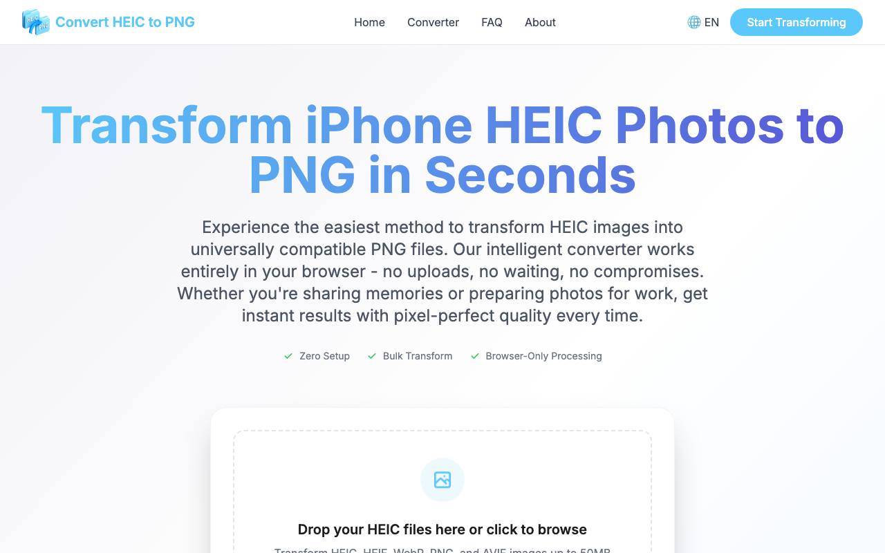 Heic to PNG screenshot