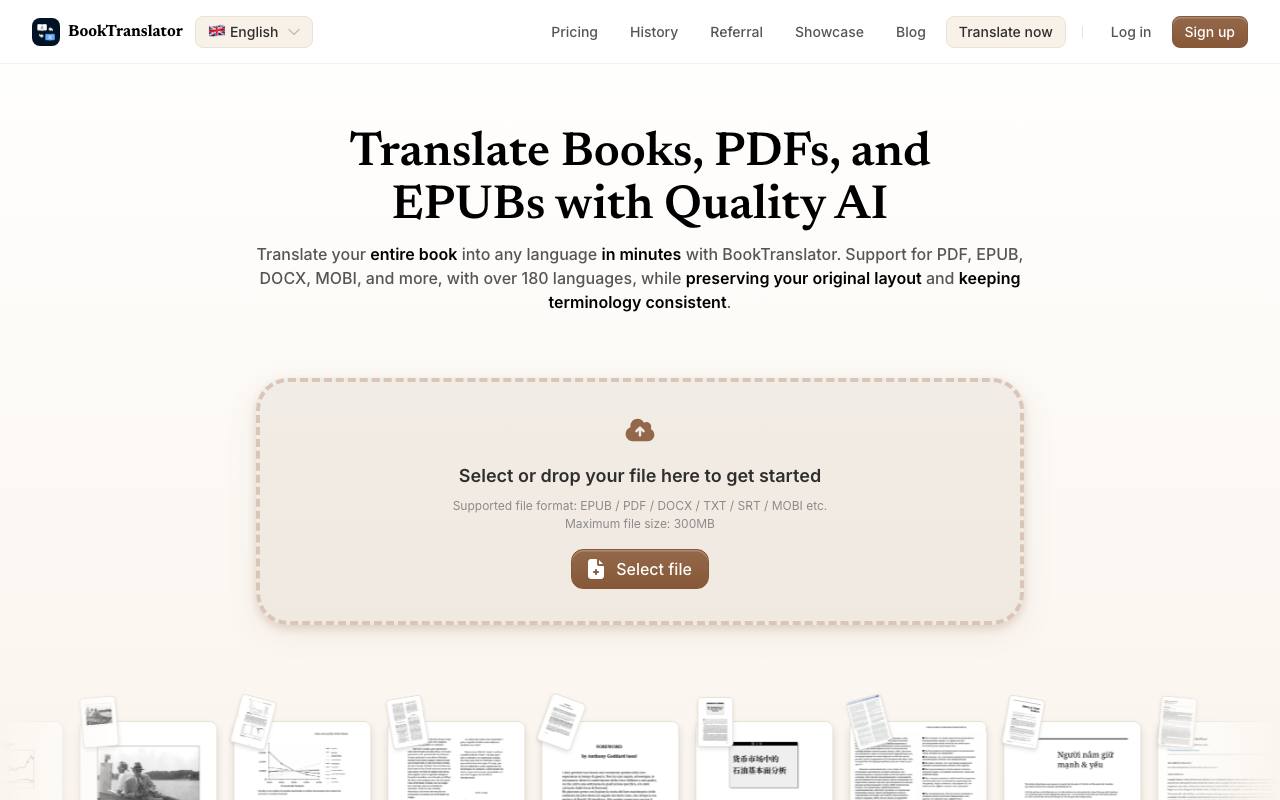 BookTranslator screenshot
