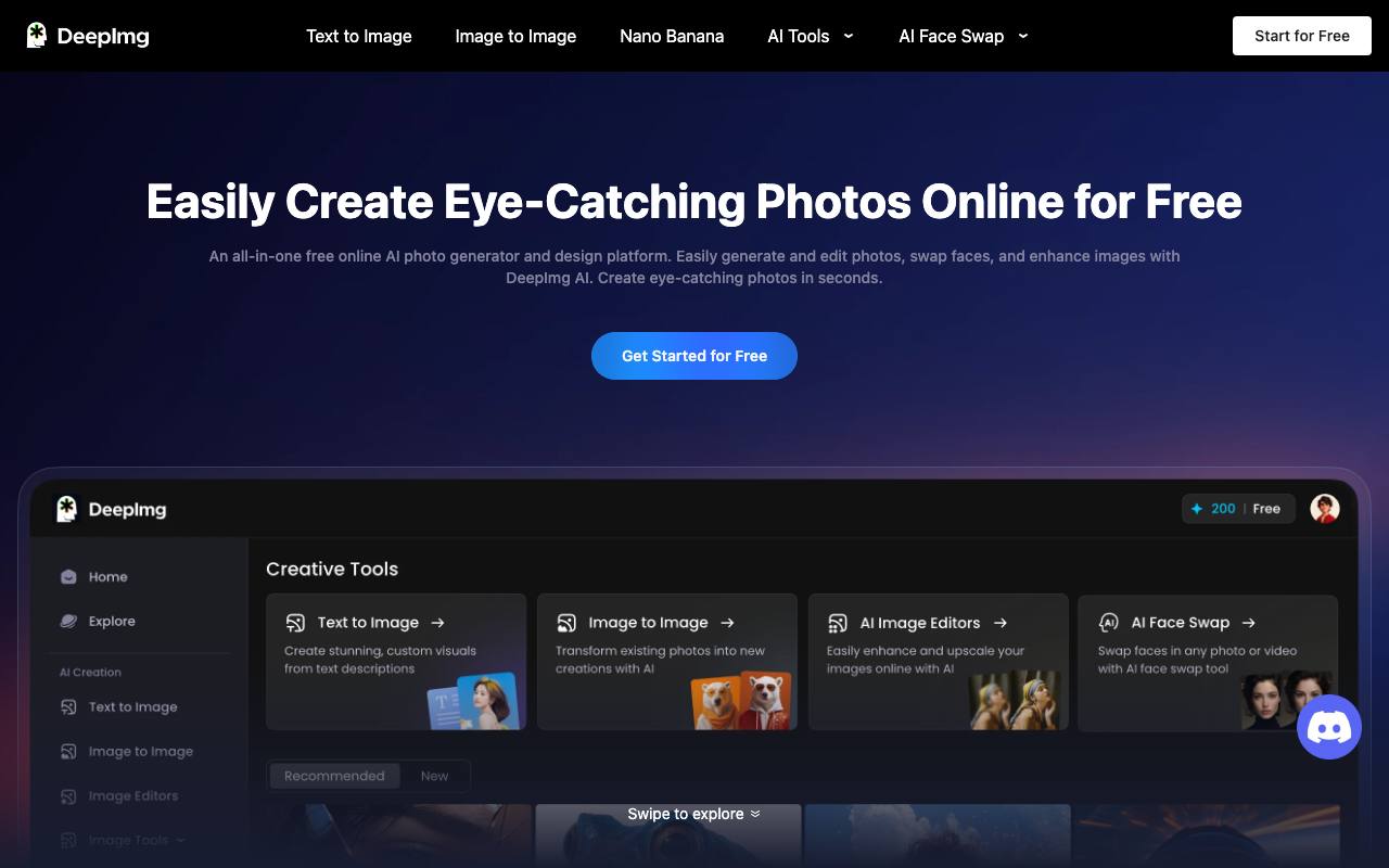 DeepImg AI: All-in-One Free AI Tools screenshot