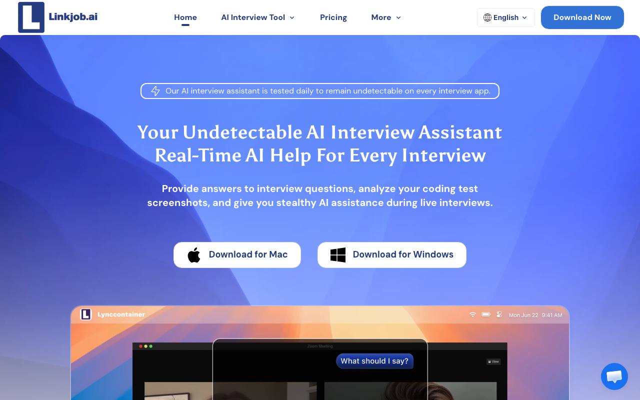 Interview Copilot screenshot