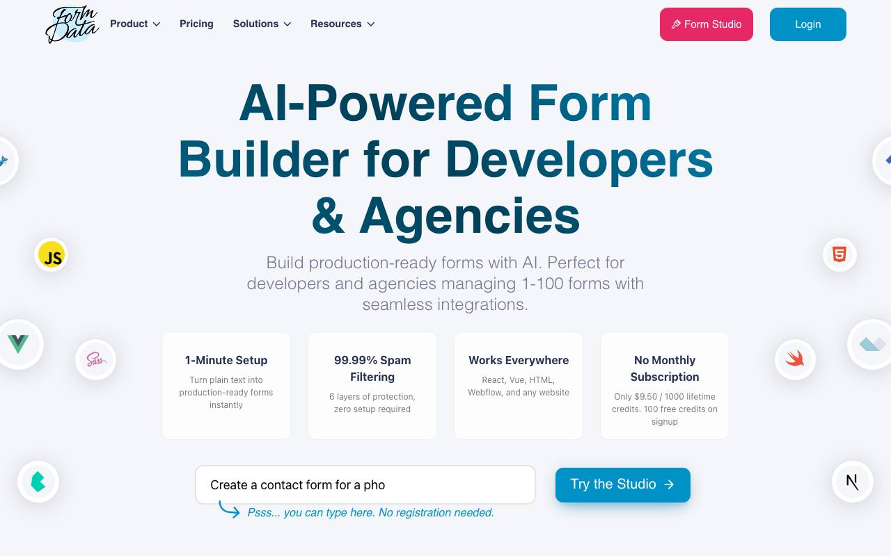 Form Data screenshot
