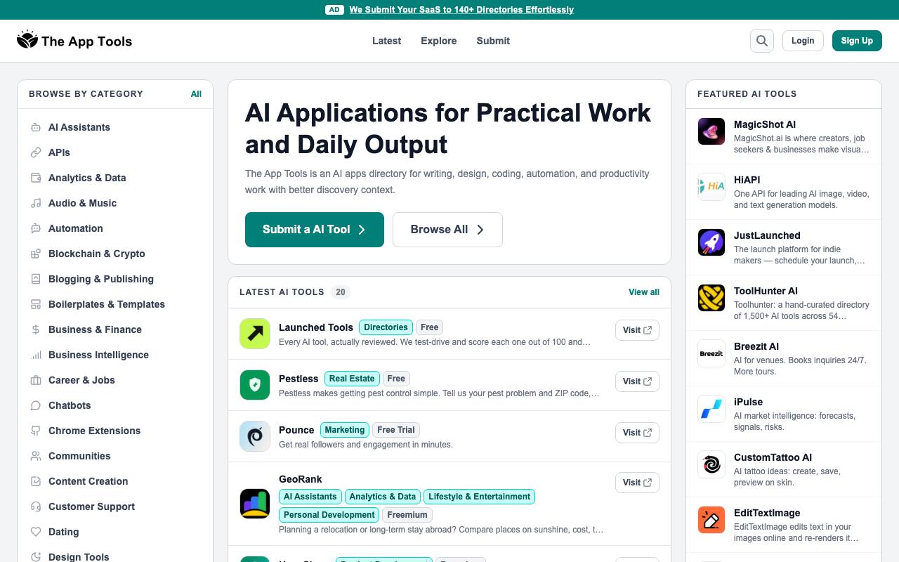 The App Tools screenshot