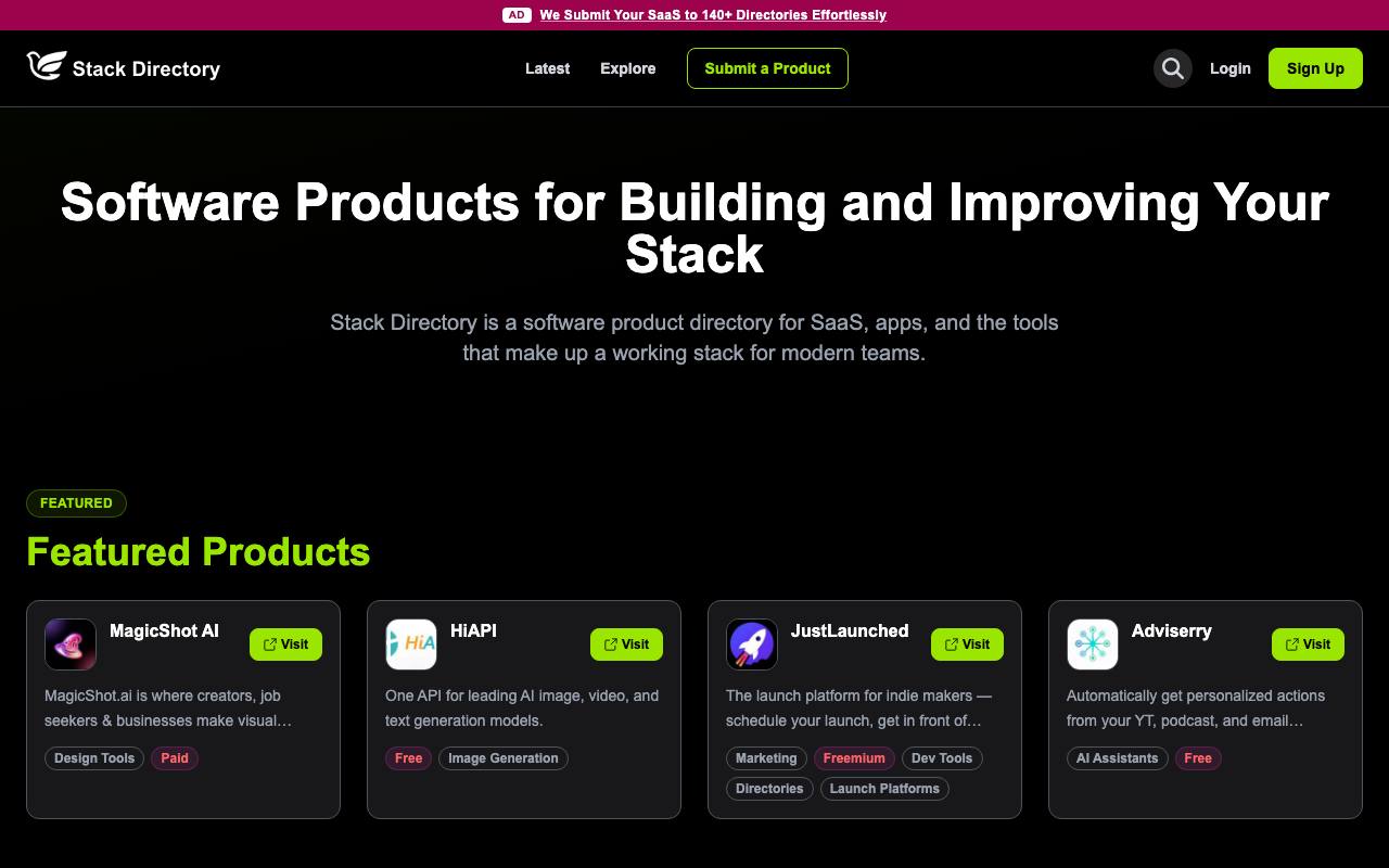 Stack Directory screenshot
