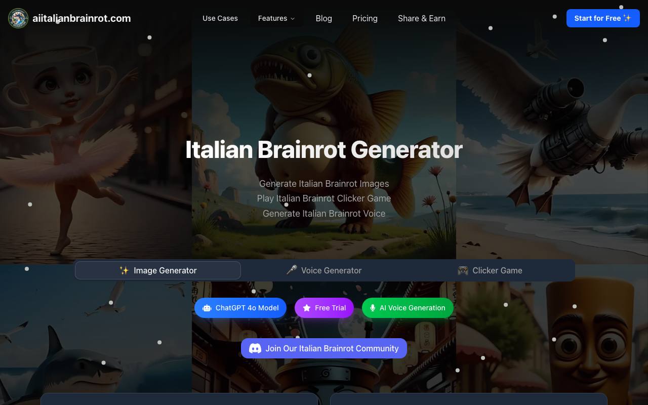 Italian Brainrot Generator screenshot
