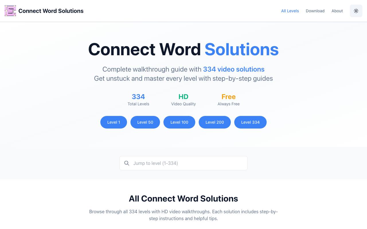 Connect Word Guide screenshot