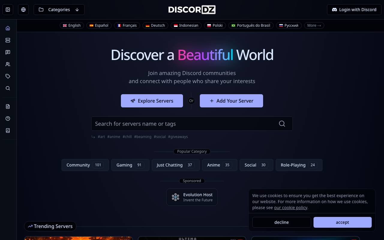 Discordz screenshot