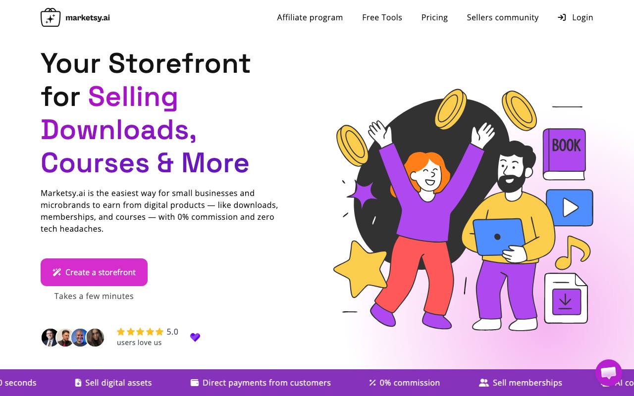 AI-powered shops made for creators and small brands. screenshot