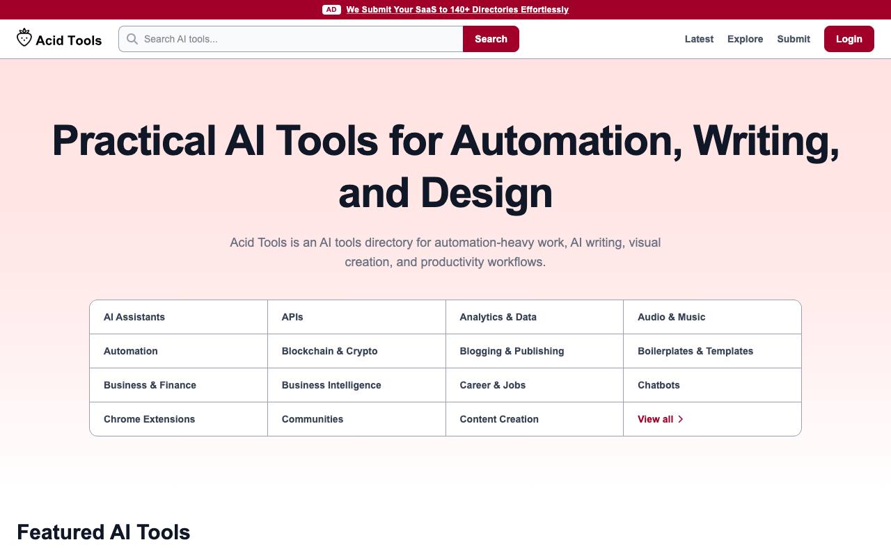 Acid Tools screenshot