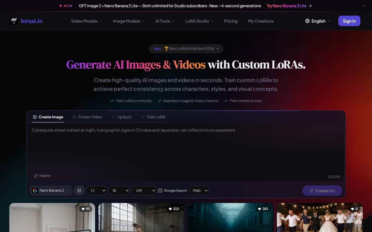 Lora screenshot