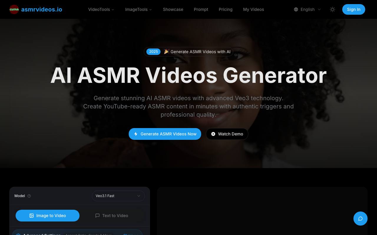 asmr videos screenshot