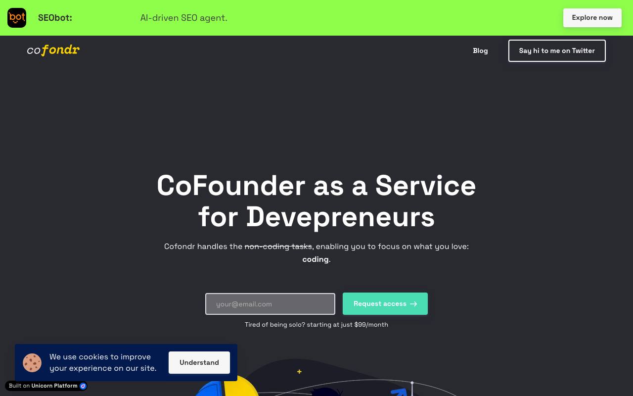Cofondr screenshot