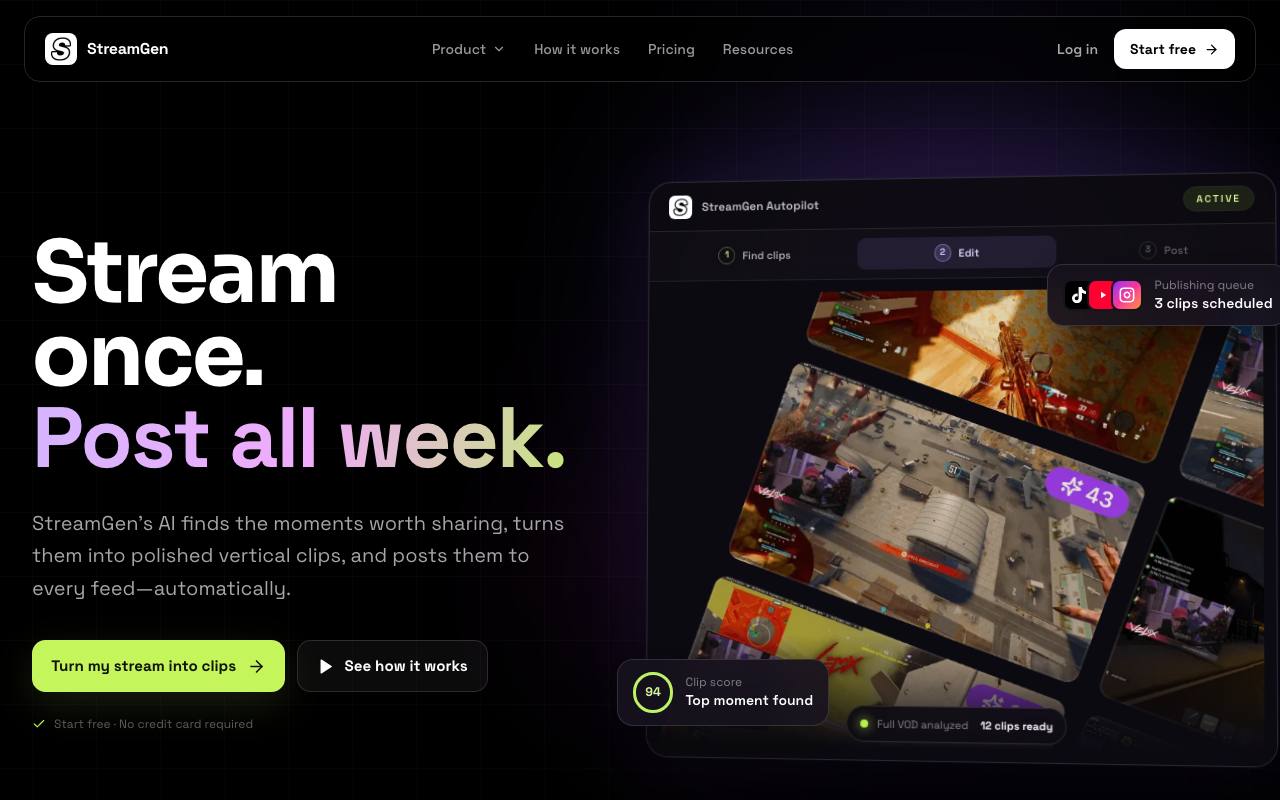 StreamGen screenshot