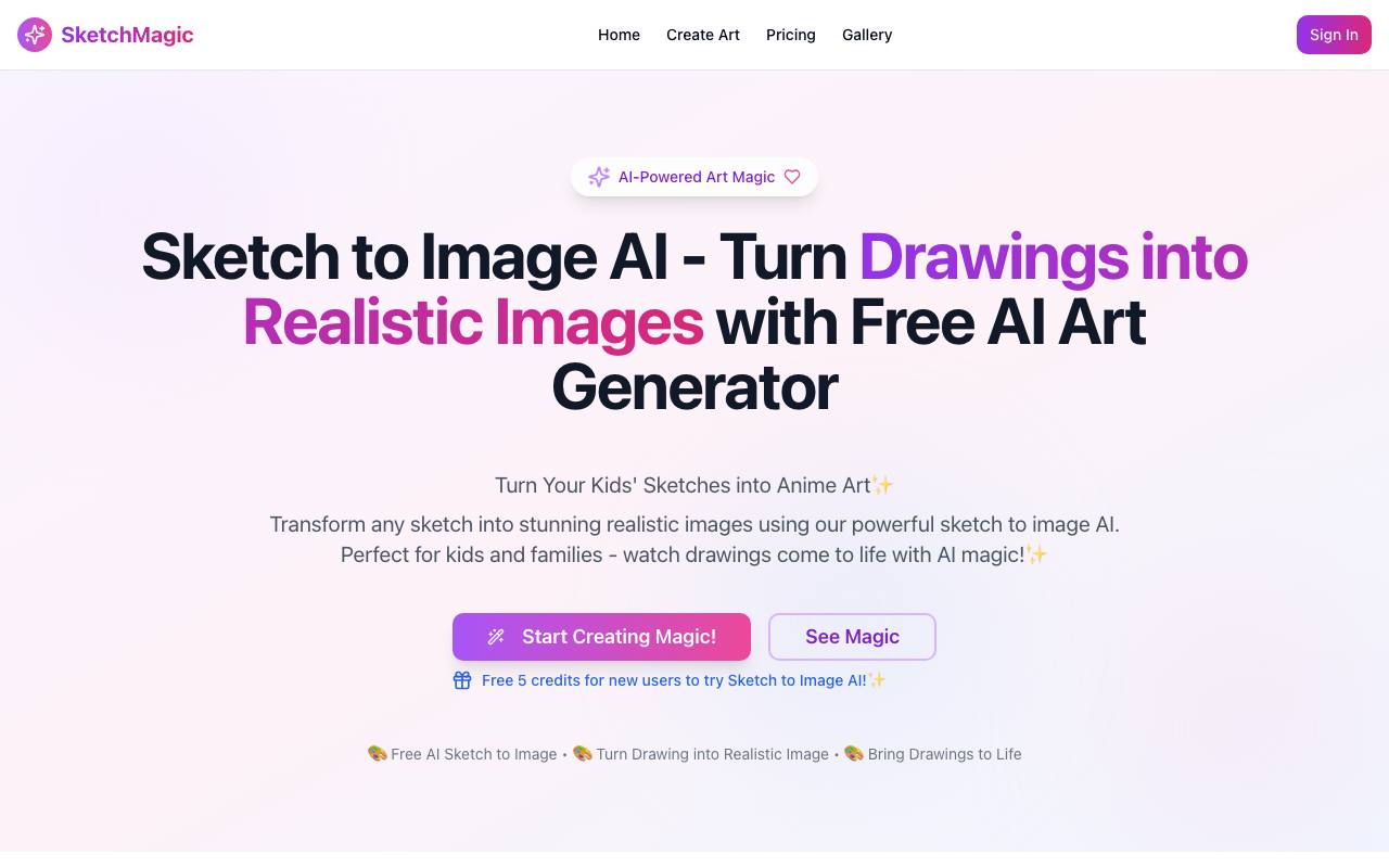sketchmagic screenshot