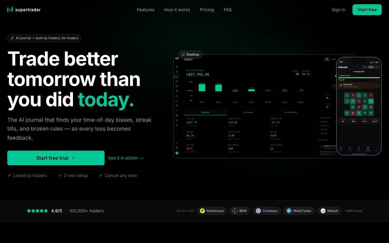 Supertrader screenshot