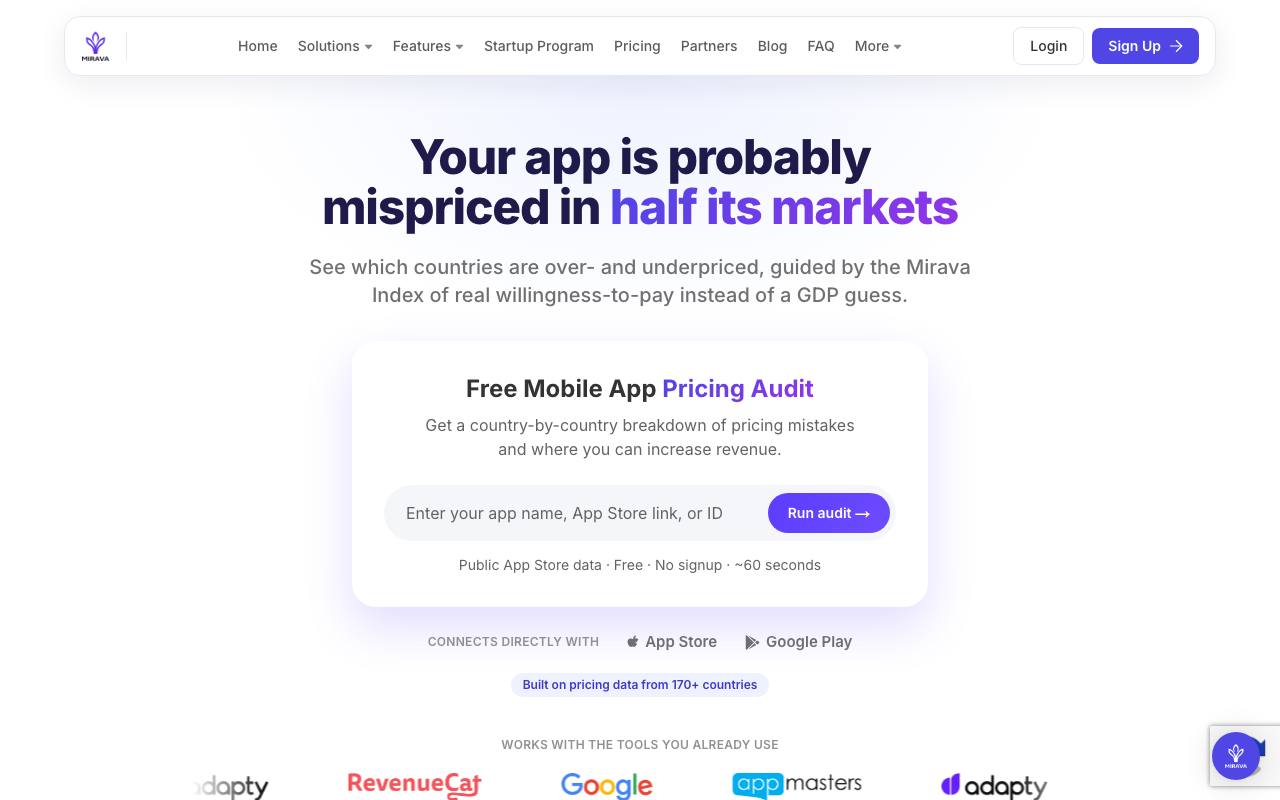 Mirava screenshot