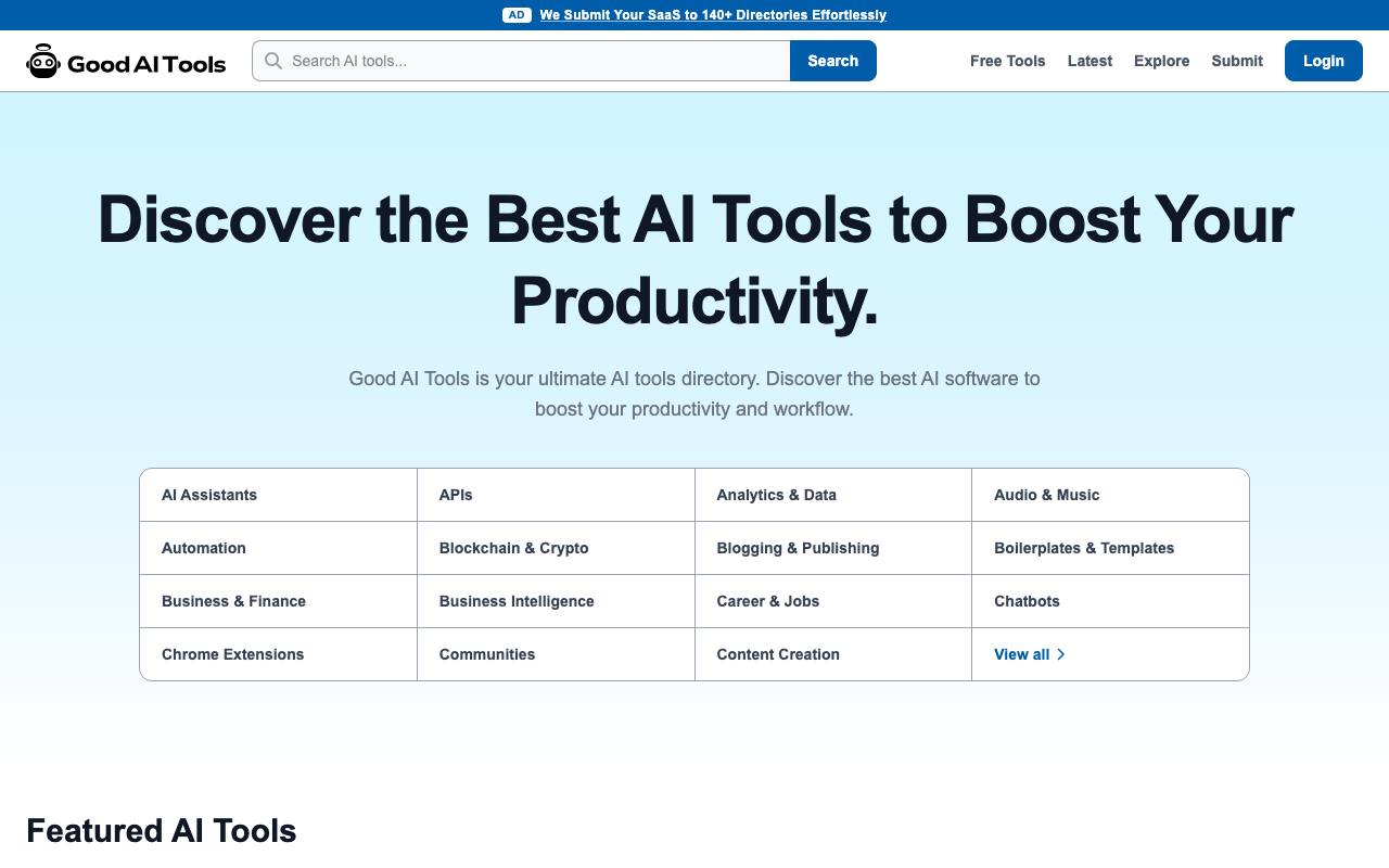 Good AI Tools screenshot