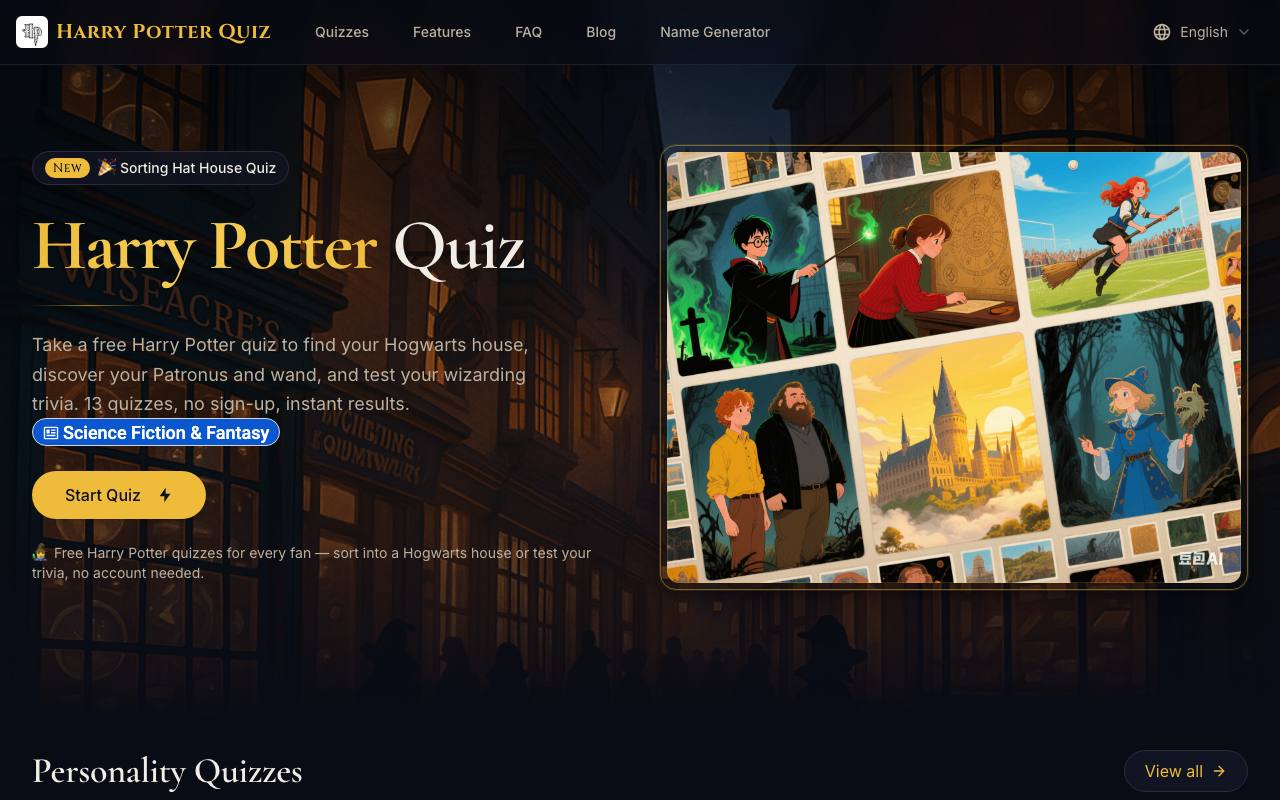 Harry Potter Quiz screenshot
