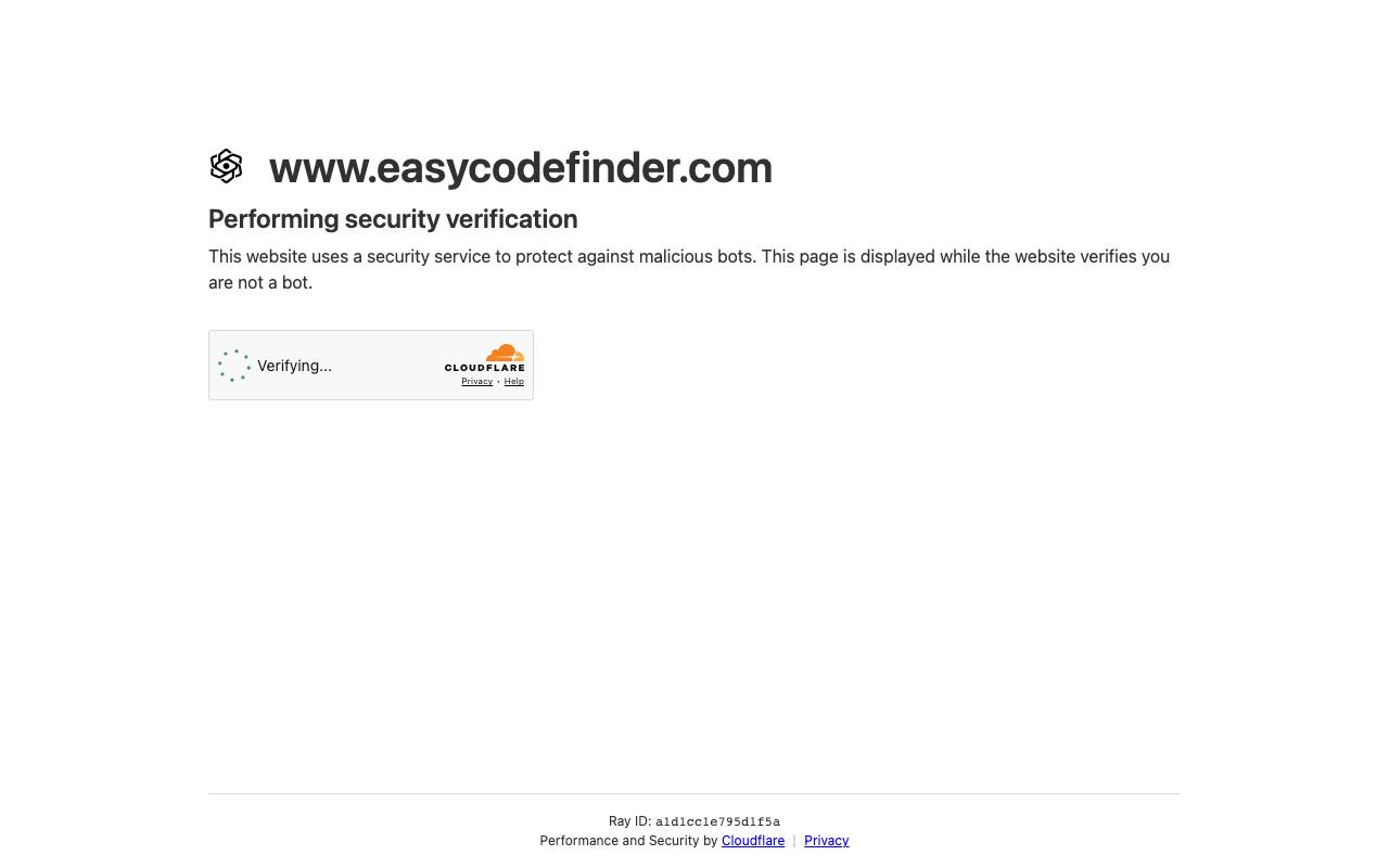 EasyCodeFinder screenshot