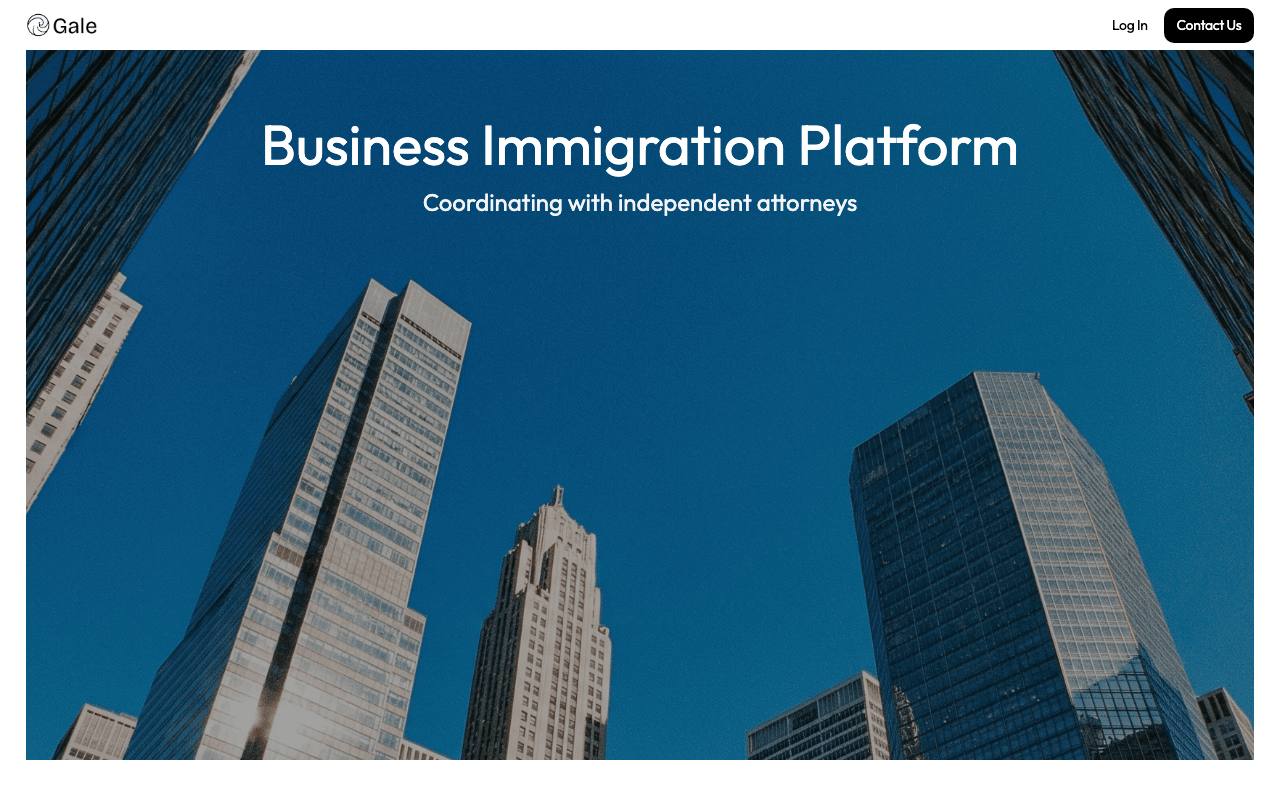 Gale Immigration screenshot