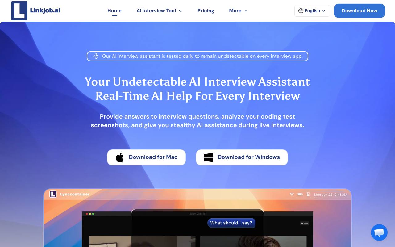 linkjob.ai screenshot