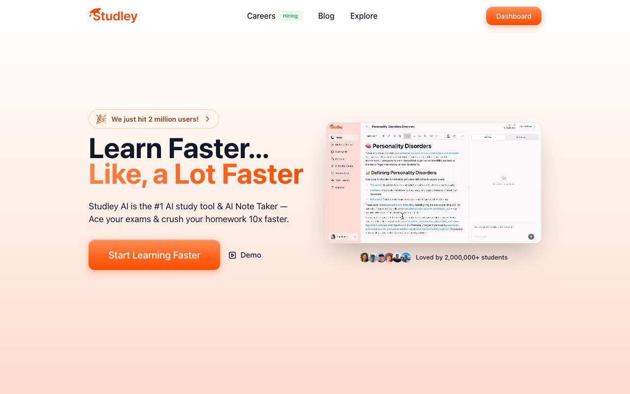 Studley AI screenshot