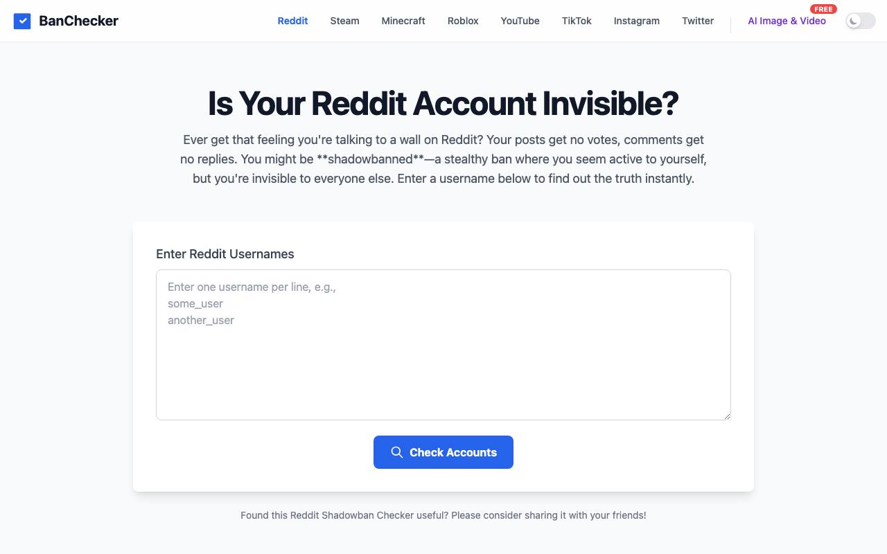 ban Checker screenshot