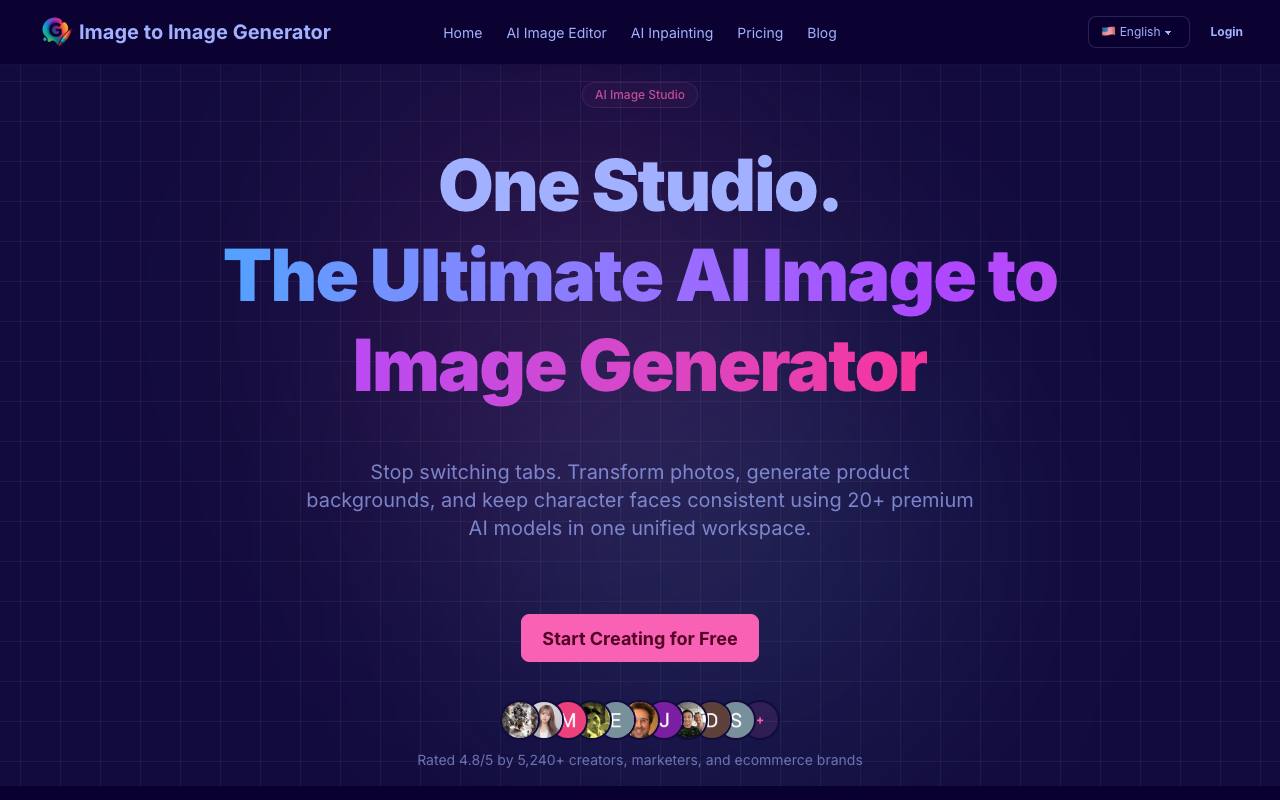AI Image to Image Generator screenshot