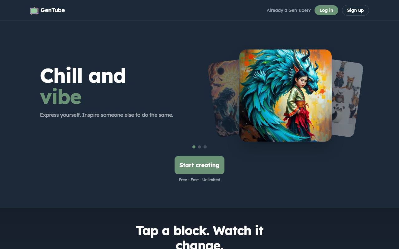 GenTube screenshot