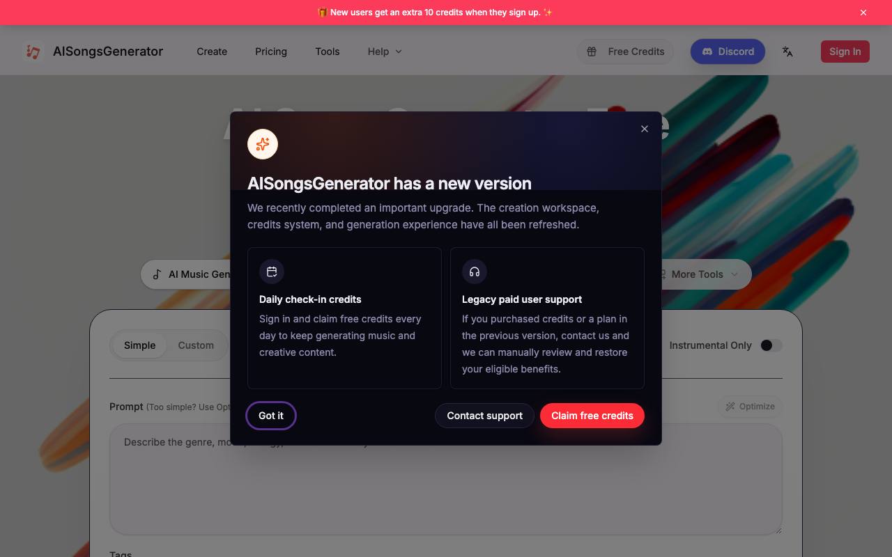 AI Song Generator Free Online screenshot