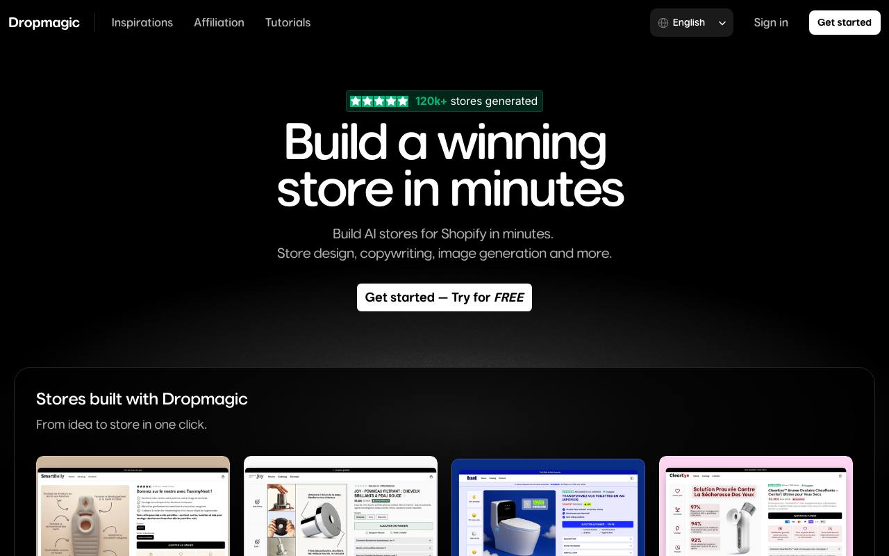 Dropmagic screenshot