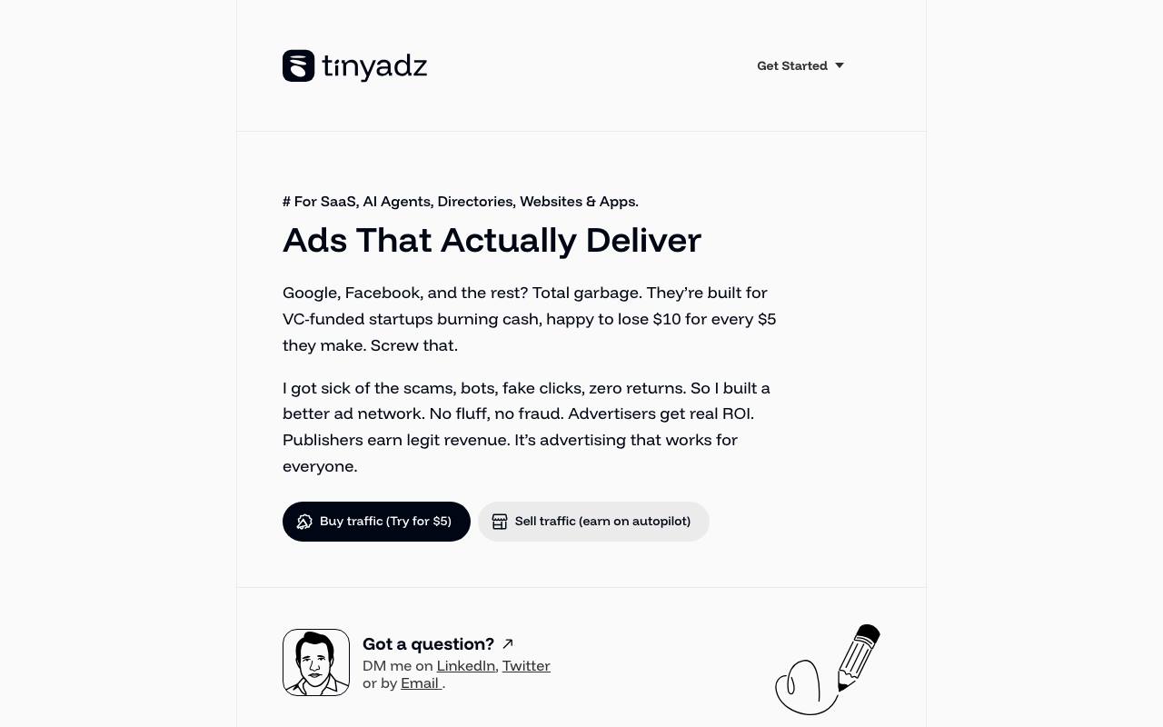 TinyAdz screenshot