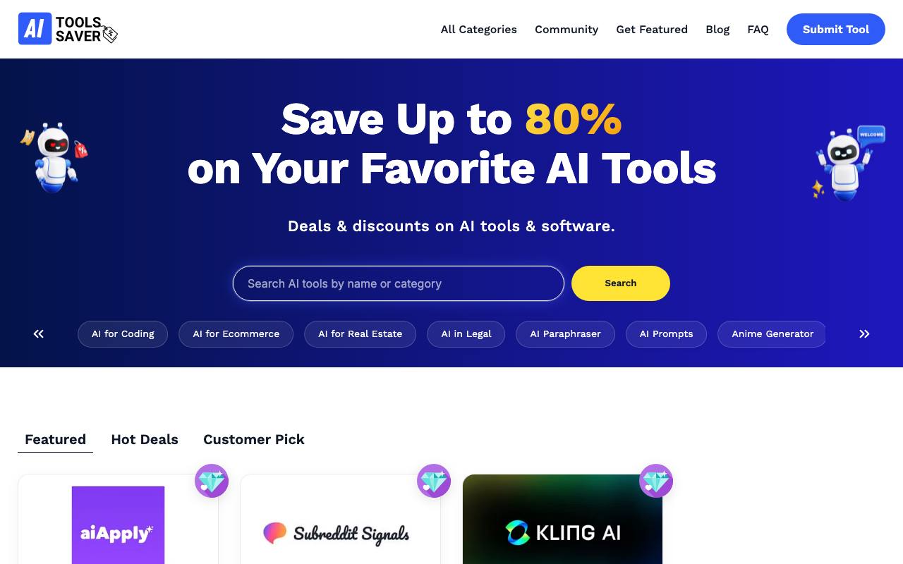 AI Tools Saver screenshot