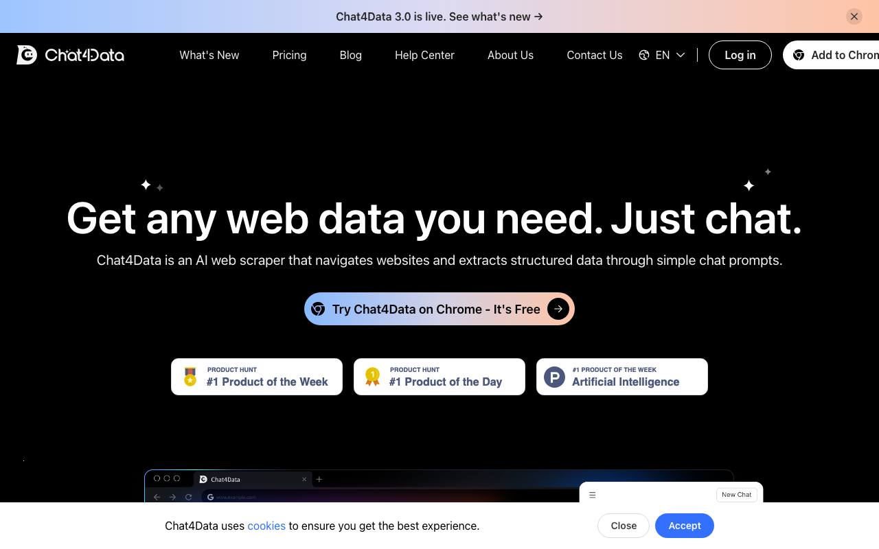 Chat4Data screenshot