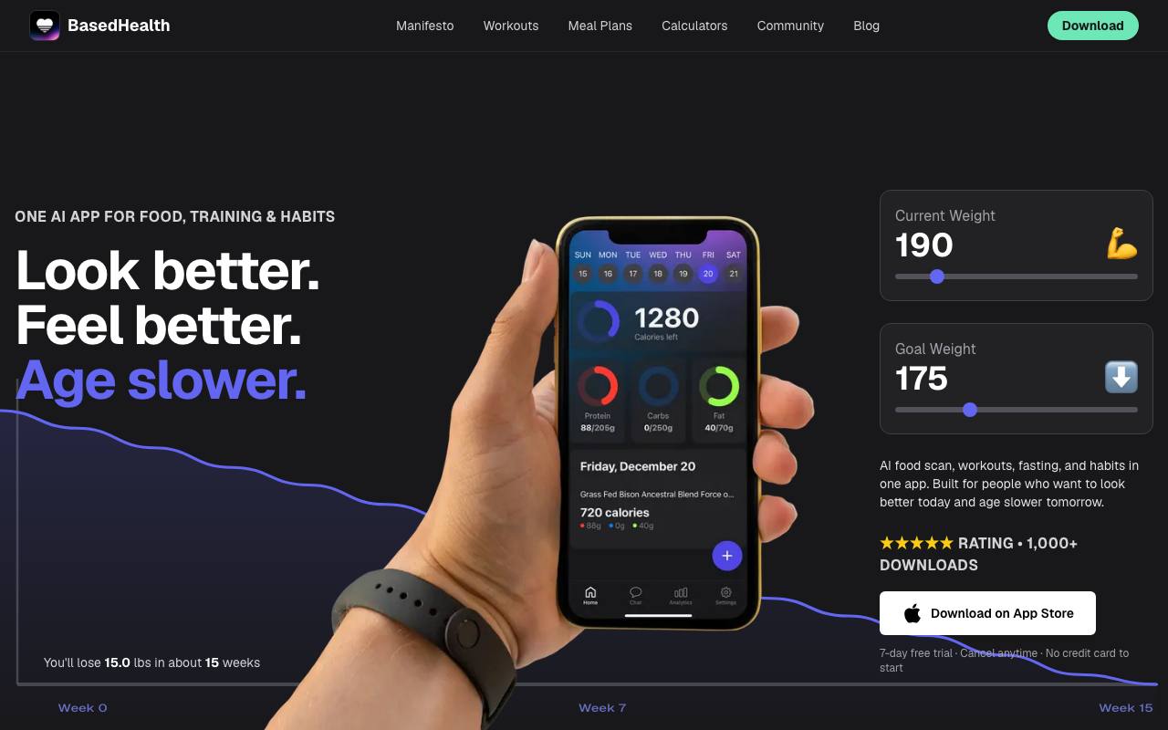 BasedHealth screenshot
