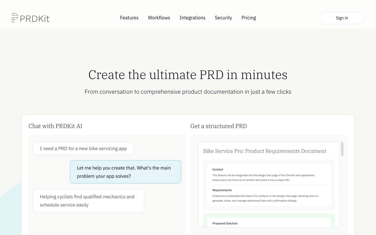 PRDKit screenshot