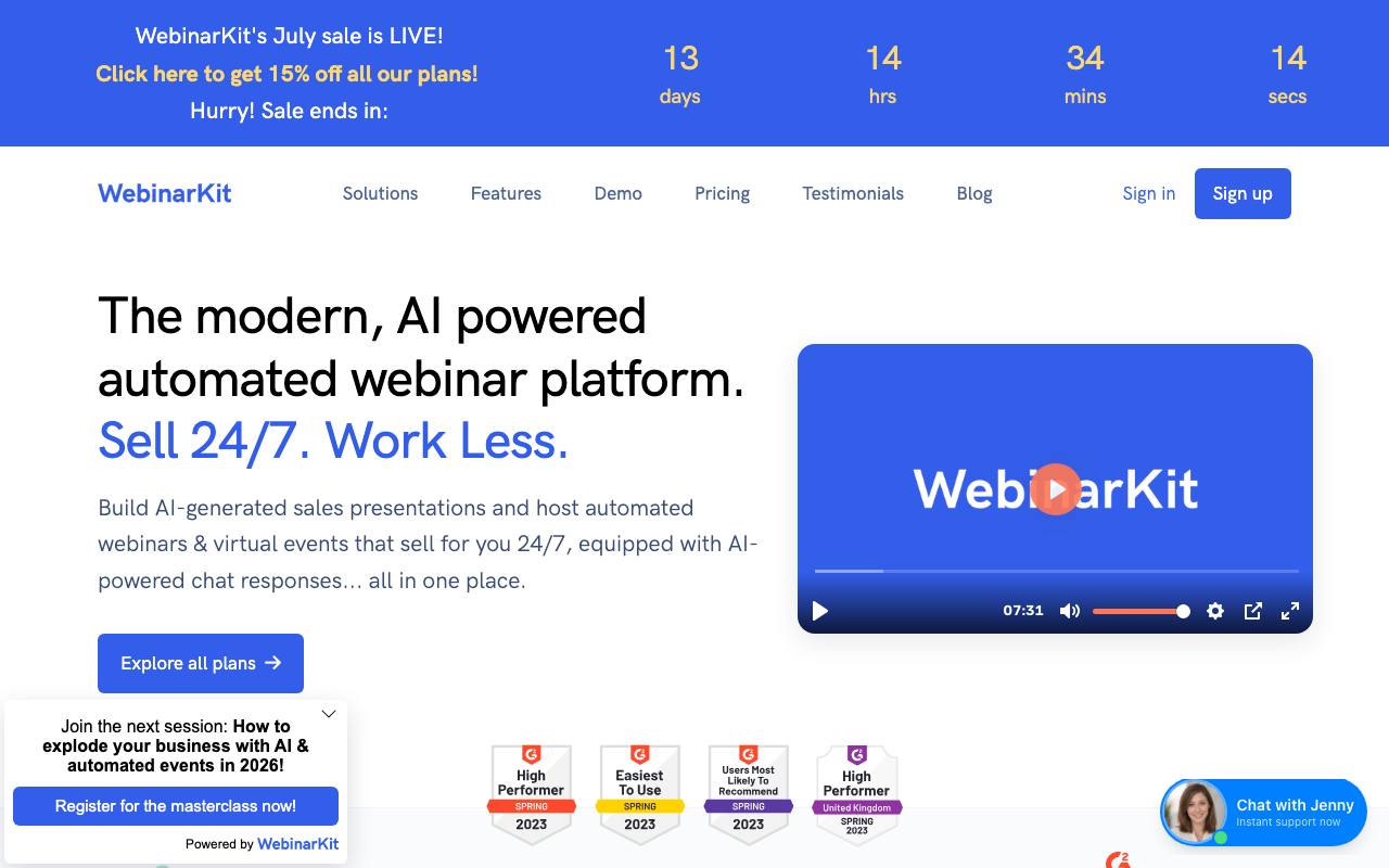 WebinarKit screenshot