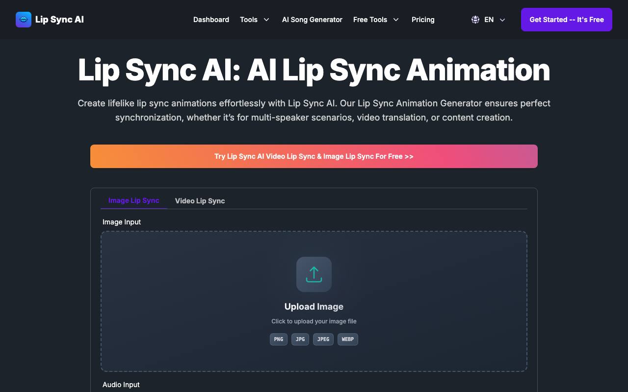 Lip Sync AI screenshot