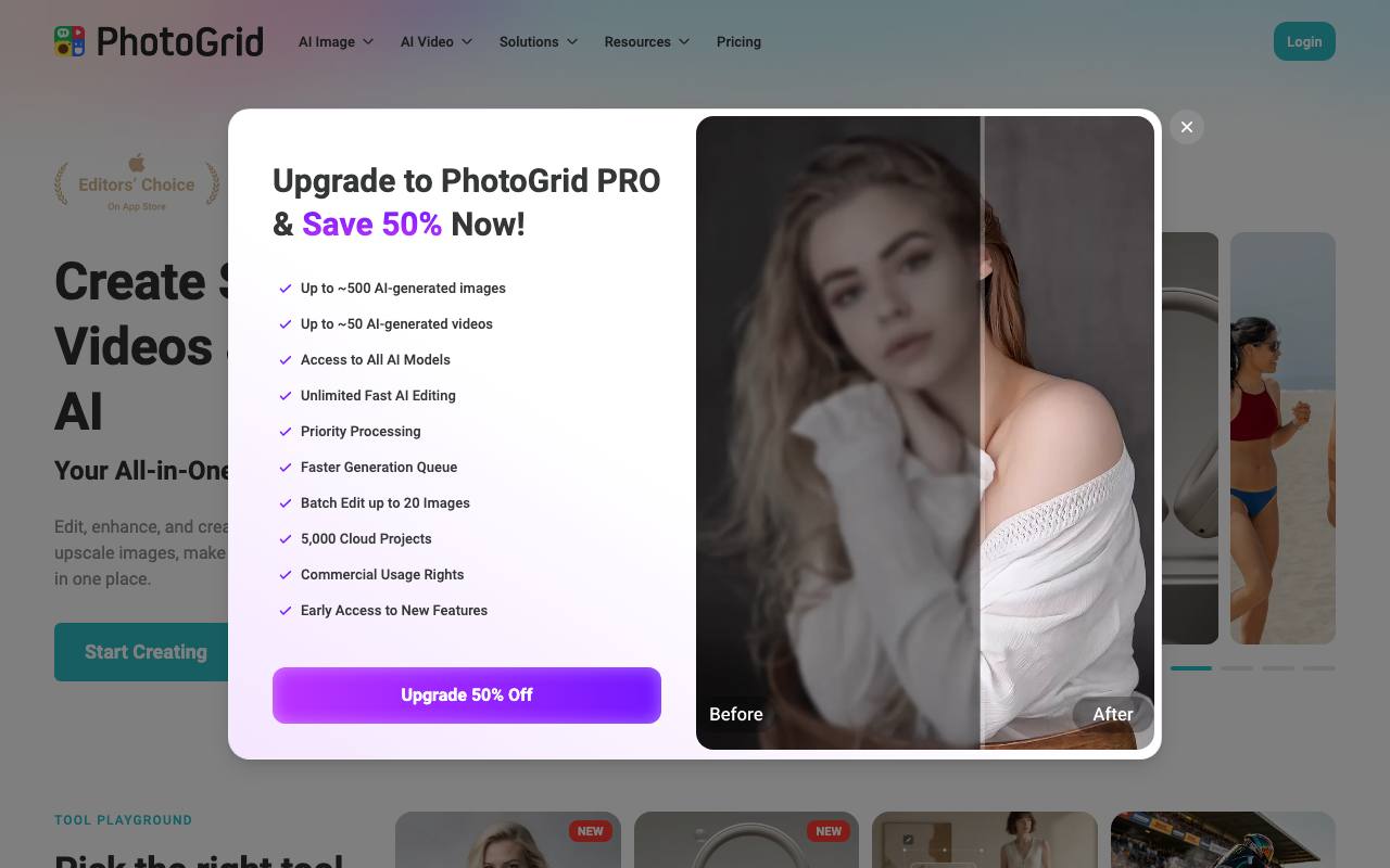 Photogrid screenshot