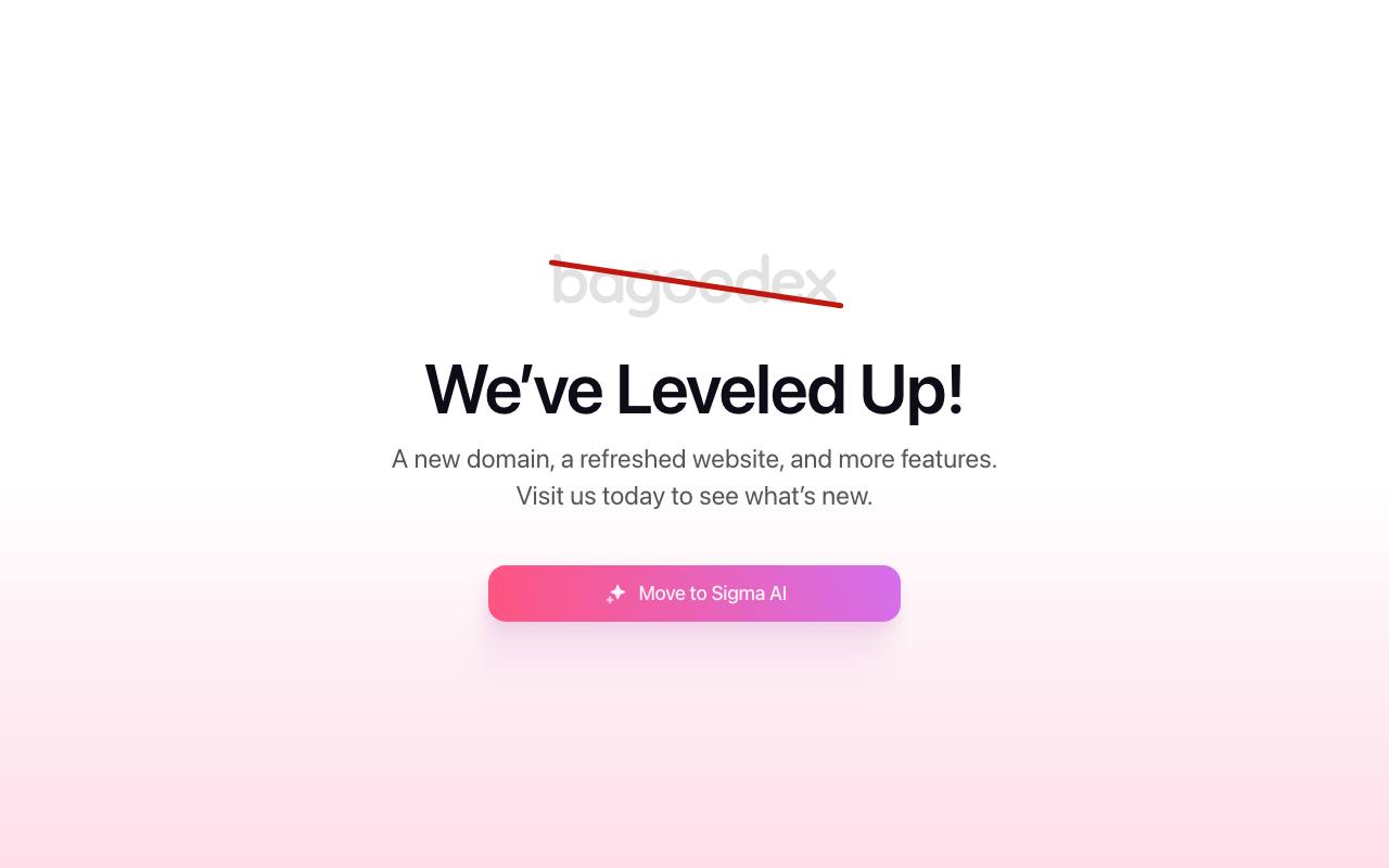 Bagoodex screenshot