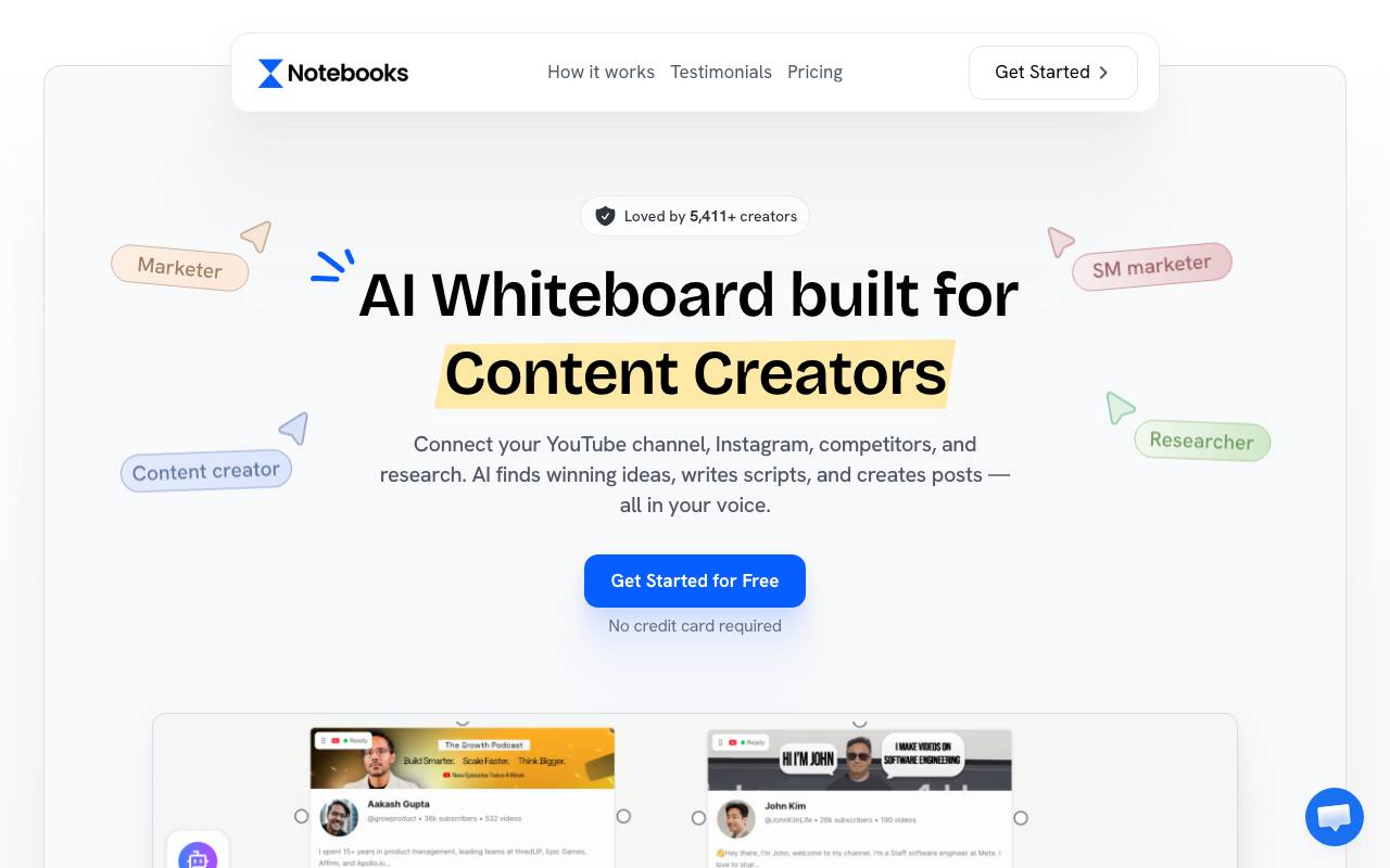Notebooks screenshot