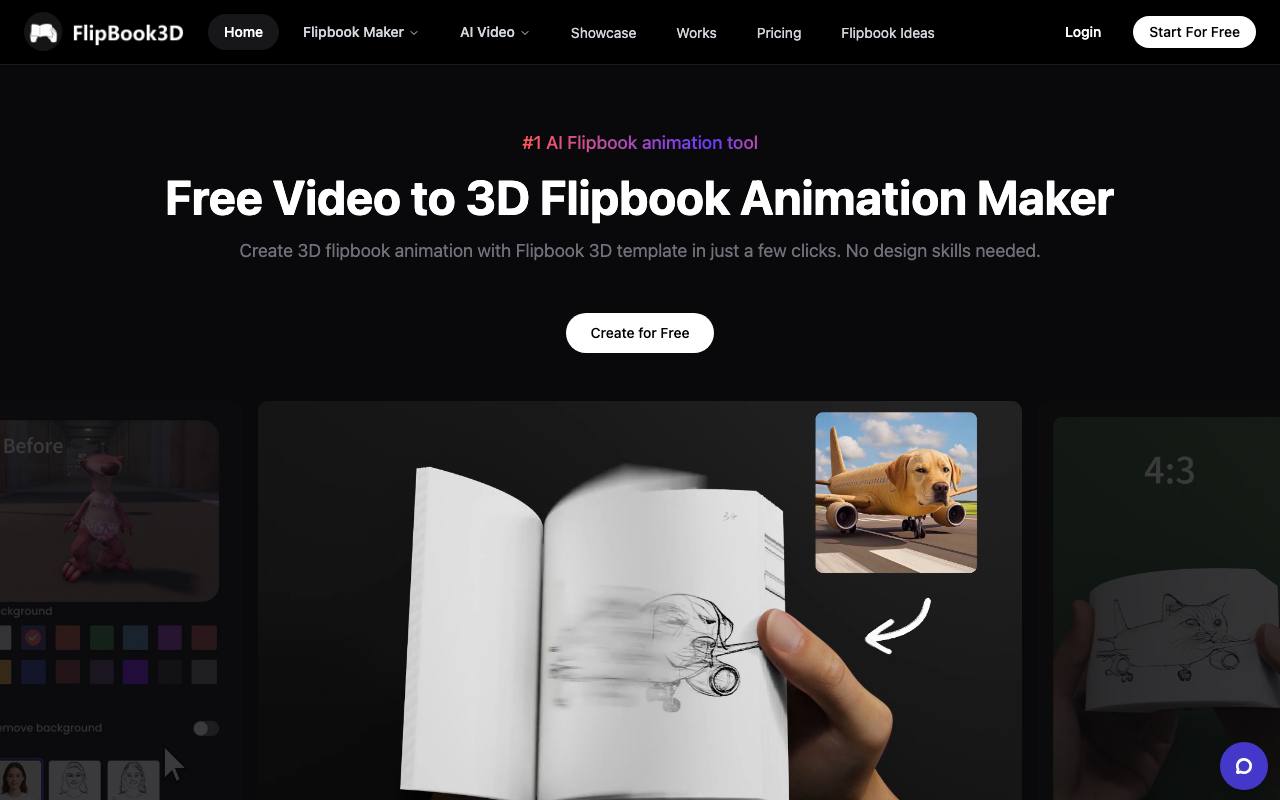 Flipbook3D screenshot