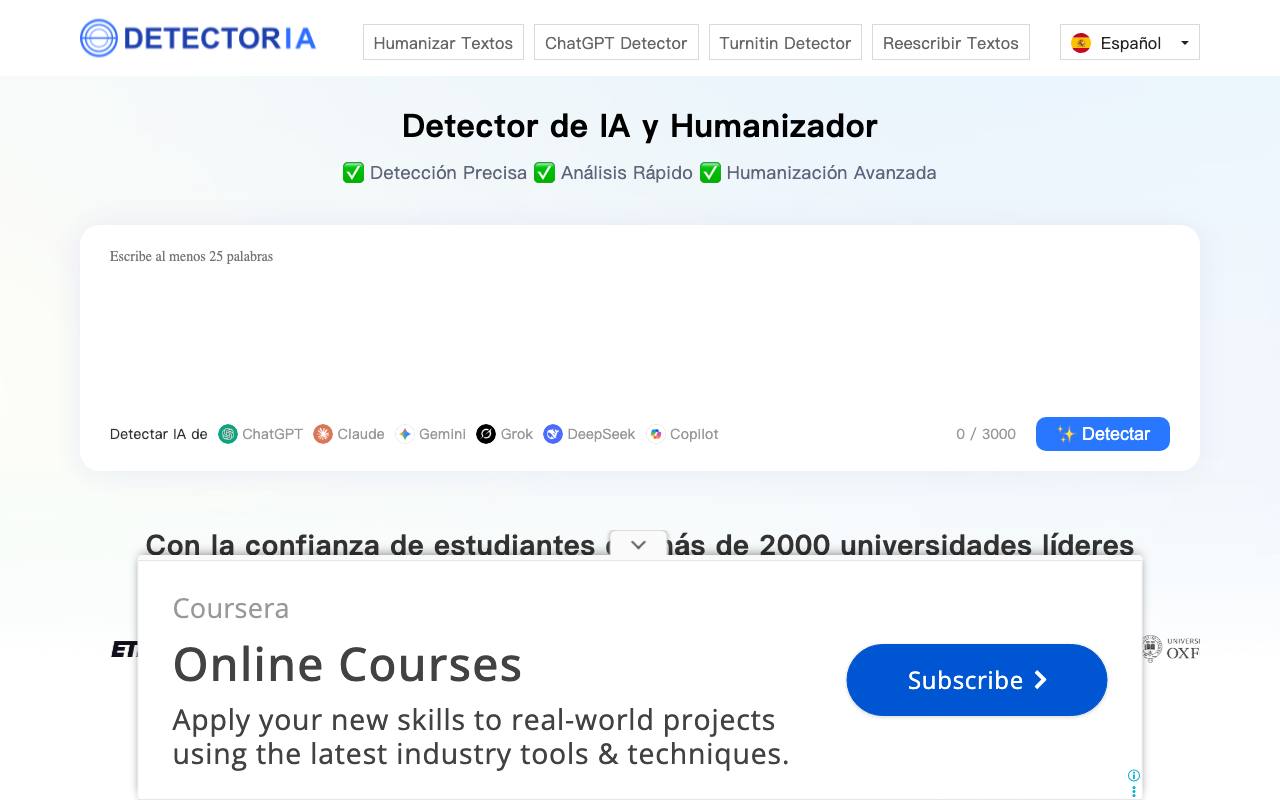 Detector de IA screenshot