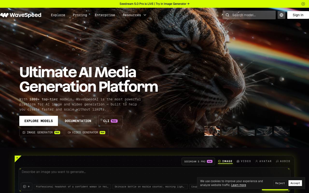 Wavespeed screenshot