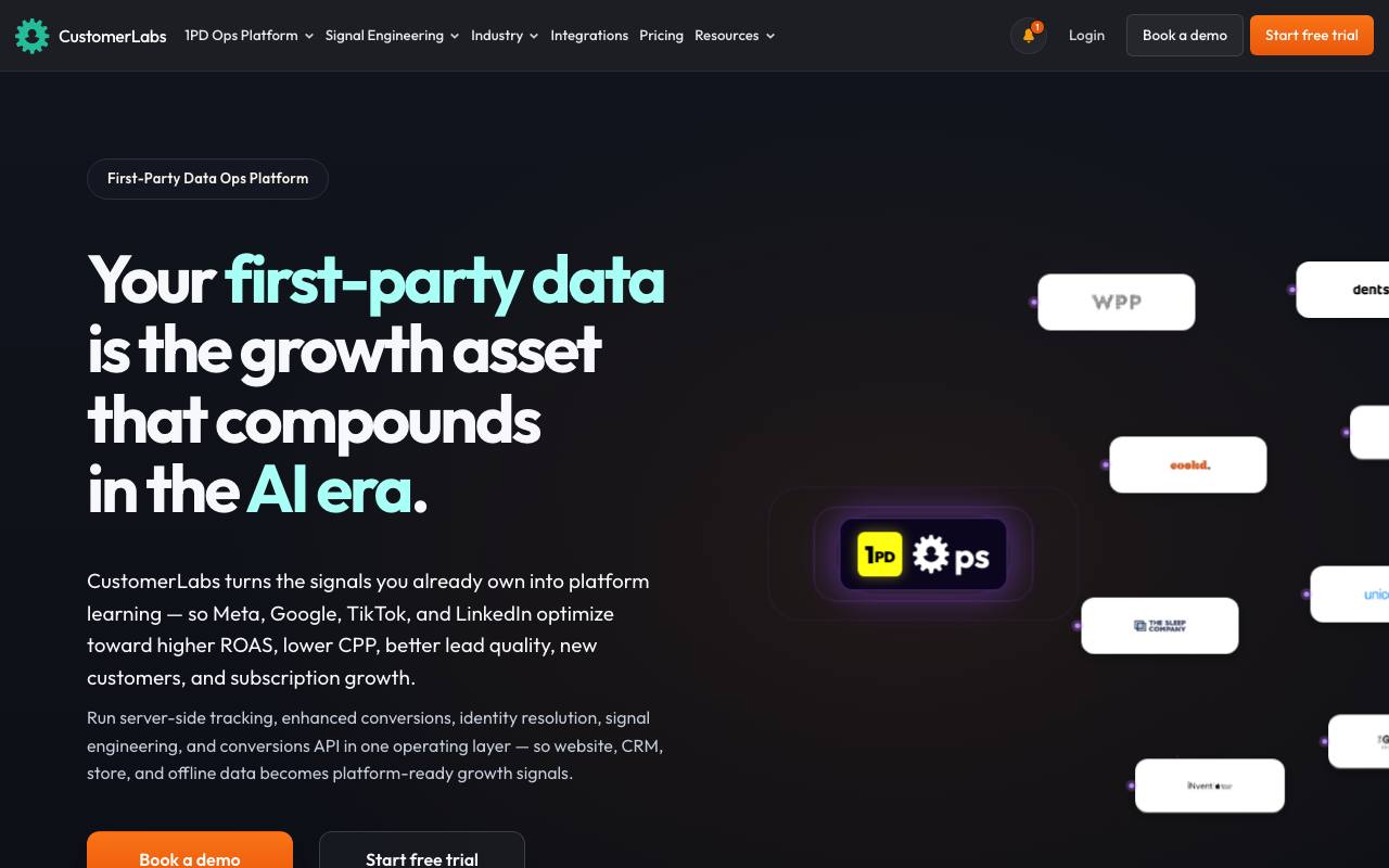 CustomerLabs screenshot