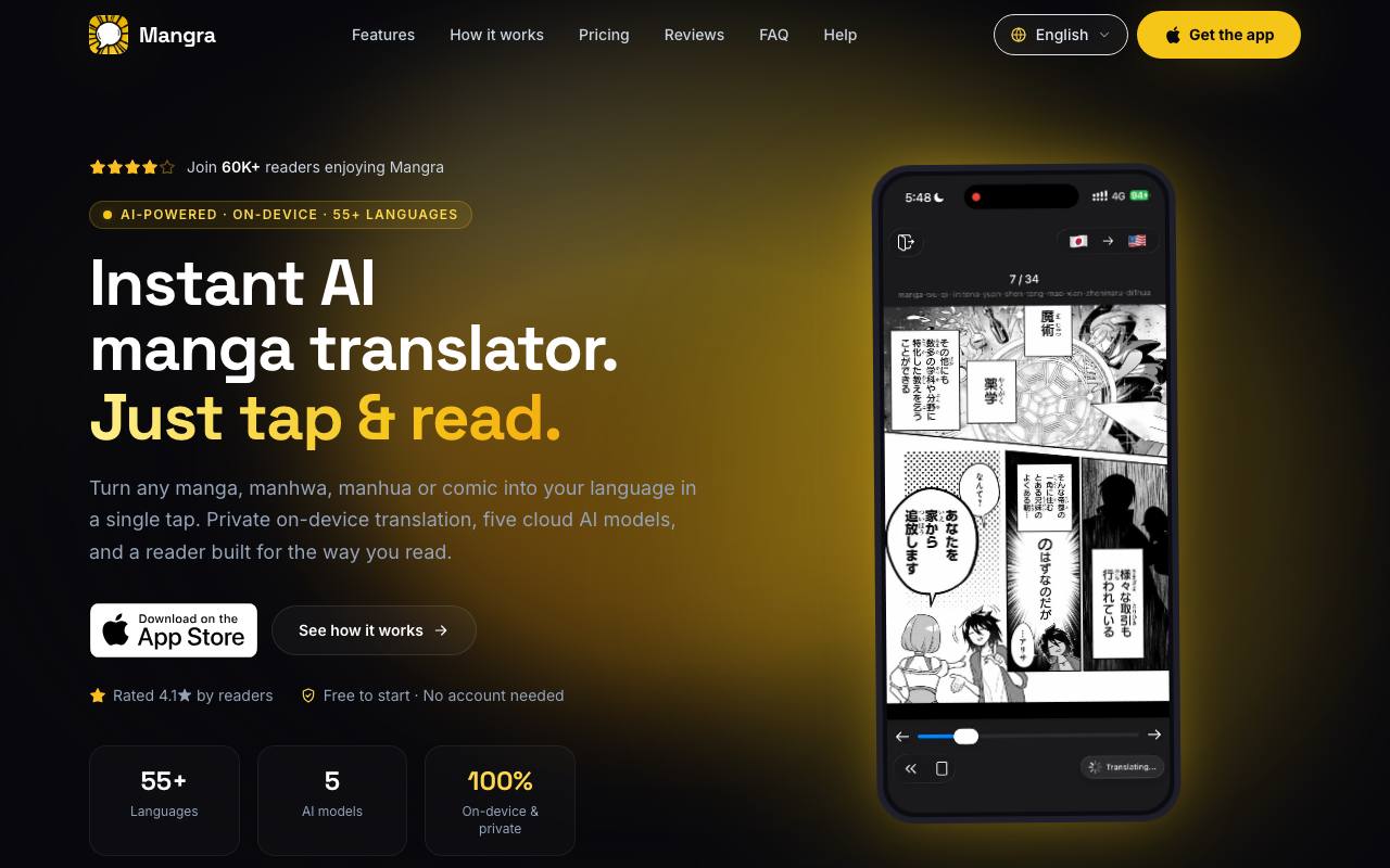 Manga Translate screenshot