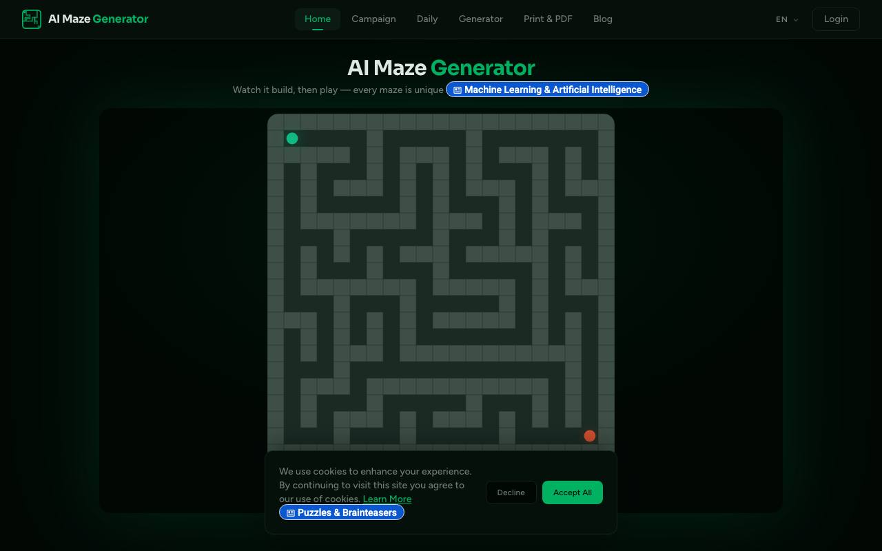 Al Maze Generator screenshot